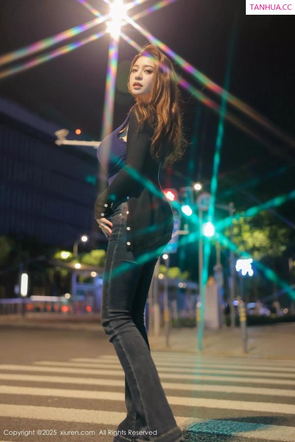   [XiuRen]高清写真图 2025.06.20 No.10437 ＪＯＪＯ 深色内衣第8张图片